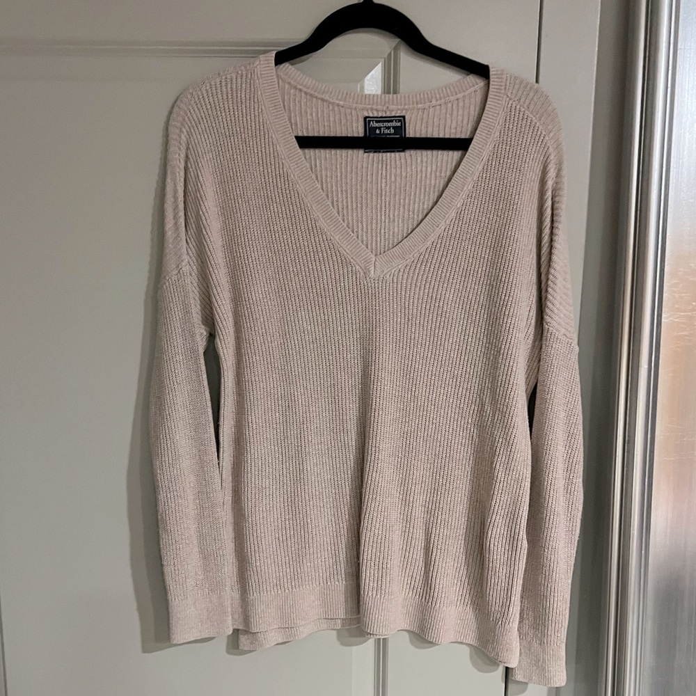 Abercrombie & Fitch tan beige tunic sweater small